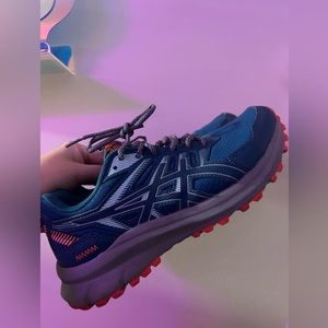 SOLD Asics Womens Trail Scout 2 1012B039 Blue Running Shoes Sneakers Size 8
